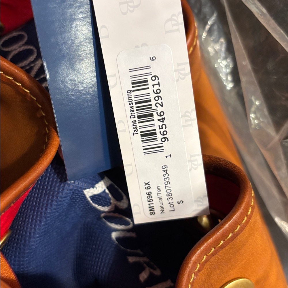 Dooney & Bourke Florentine Drawstring Bag in Natural NWT - Picture 8 of 9